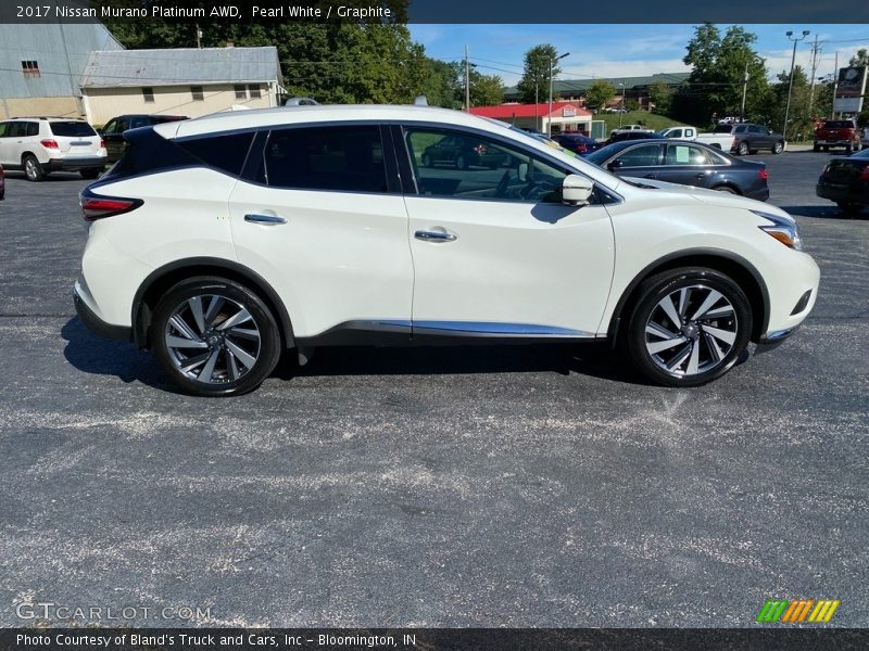 Pearl White / Graphite 2017 Nissan Murano Platinum AWD