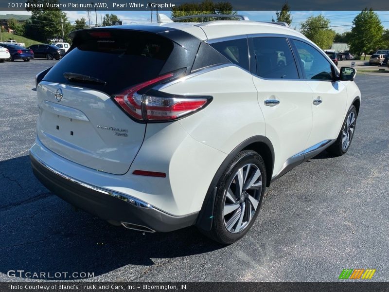 Pearl White / Graphite 2017 Nissan Murano Platinum AWD