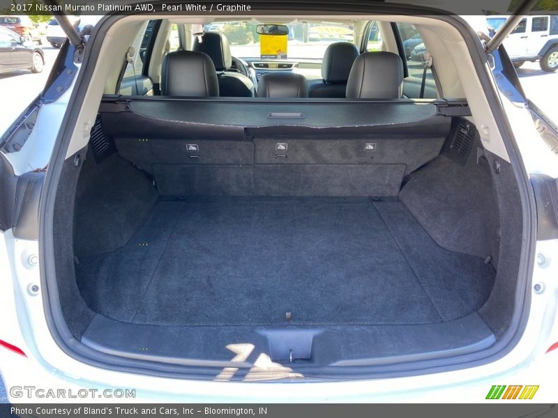 Pearl White / Graphite 2017 Nissan Murano Platinum AWD