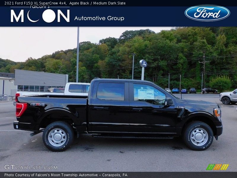 Agate Black / Medium Dark Slate 2021 Ford F150 XL SuperCrew 4x4