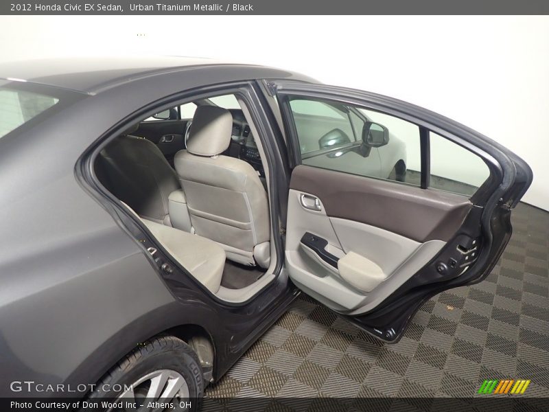 Urban Titanium Metallic / Black 2012 Honda Civic EX Sedan