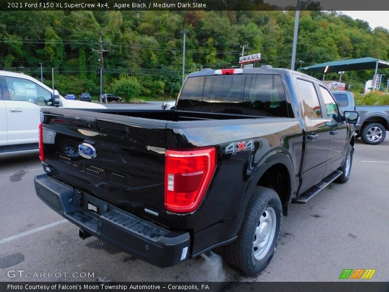 Agate Black / Medium Dark Slate 2021 Ford F150 XL SuperCrew 4x4