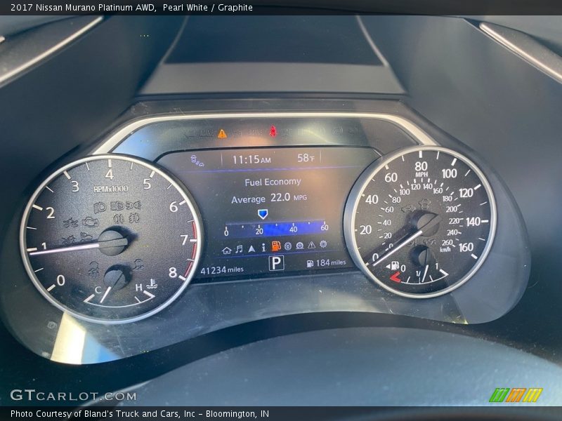 Pearl White / Graphite 2017 Nissan Murano Platinum AWD