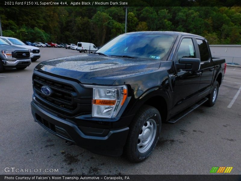 Agate Black / Medium Dark Slate 2021 Ford F150 XL SuperCrew 4x4