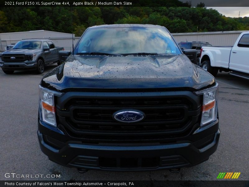 Agate Black / Medium Dark Slate 2021 Ford F150 XL SuperCrew 4x4