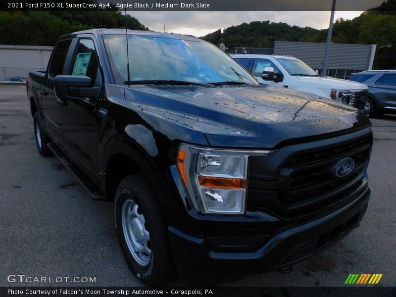 Agate Black / Medium Dark Slate 2021 Ford F150 XL SuperCrew 4x4