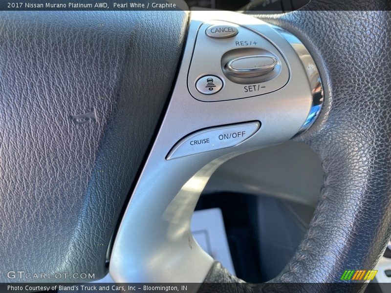 Pearl White / Graphite 2017 Nissan Murano Platinum AWD