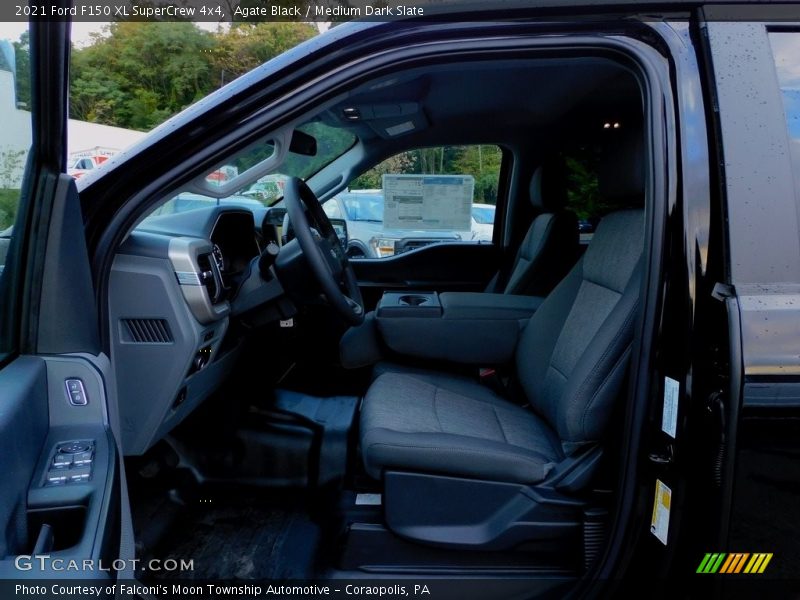 Agate Black / Medium Dark Slate 2021 Ford F150 XL SuperCrew 4x4