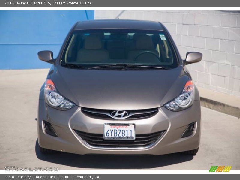 Desert Bronze / Beige 2013 Hyundai Elantra GLS