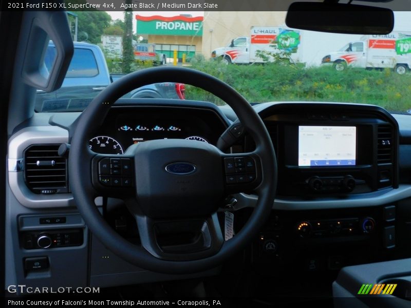 Agate Black / Medium Dark Slate 2021 Ford F150 XL SuperCrew 4x4