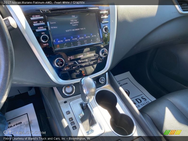 Pearl White / Graphite 2017 Nissan Murano Platinum AWD