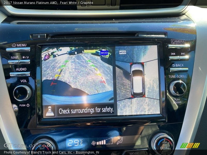Pearl White / Graphite 2017 Nissan Murano Platinum AWD