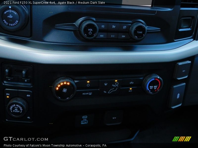 Agate Black / Medium Dark Slate 2021 Ford F150 XL SuperCrew 4x4