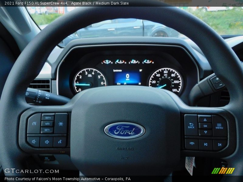 Agate Black / Medium Dark Slate 2021 Ford F150 XL SuperCrew 4x4