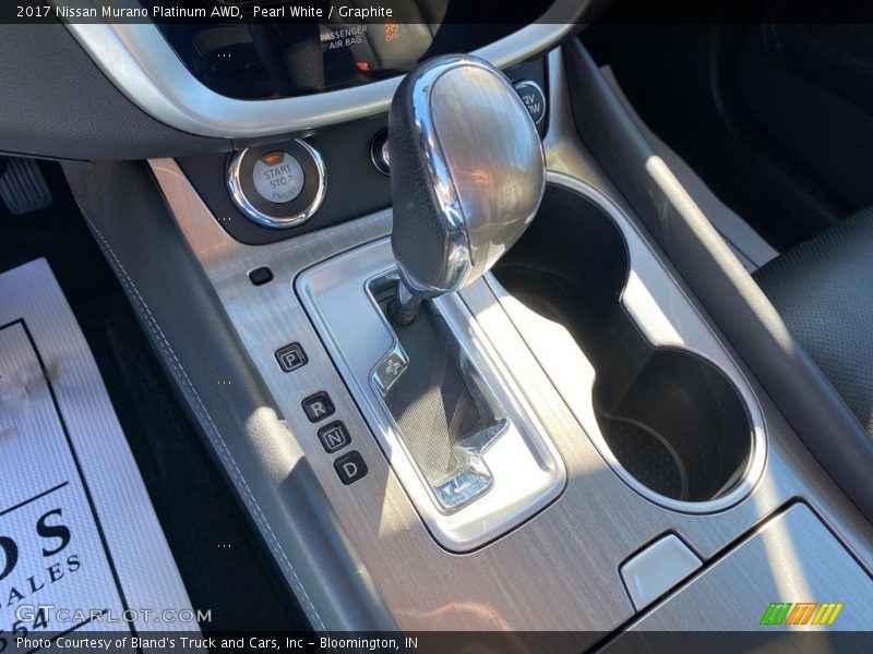 Pearl White / Graphite 2017 Nissan Murano Platinum AWD