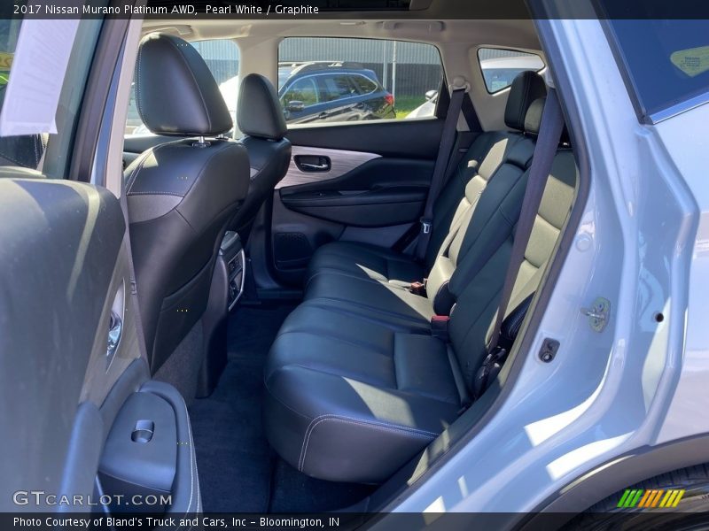 Pearl White / Graphite 2017 Nissan Murano Platinum AWD