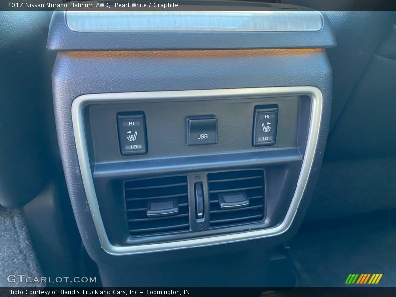 Pearl White / Graphite 2017 Nissan Murano Platinum AWD