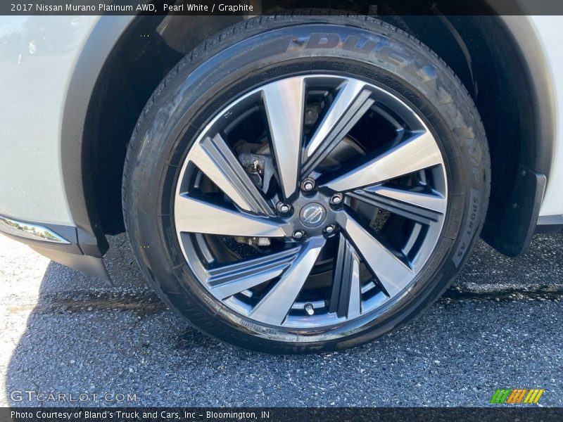 Pearl White / Graphite 2017 Nissan Murano Platinum AWD
