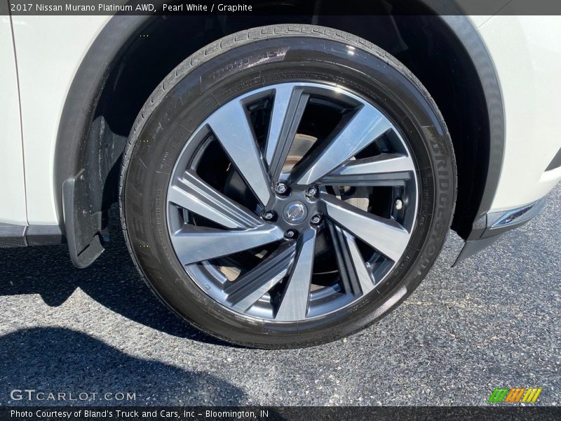 Pearl White / Graphite 2017 Nissan Murano Platinum AWD