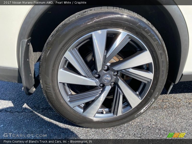 Pearl White / Graphite 2017 Nissan Murano Platinum AWD
