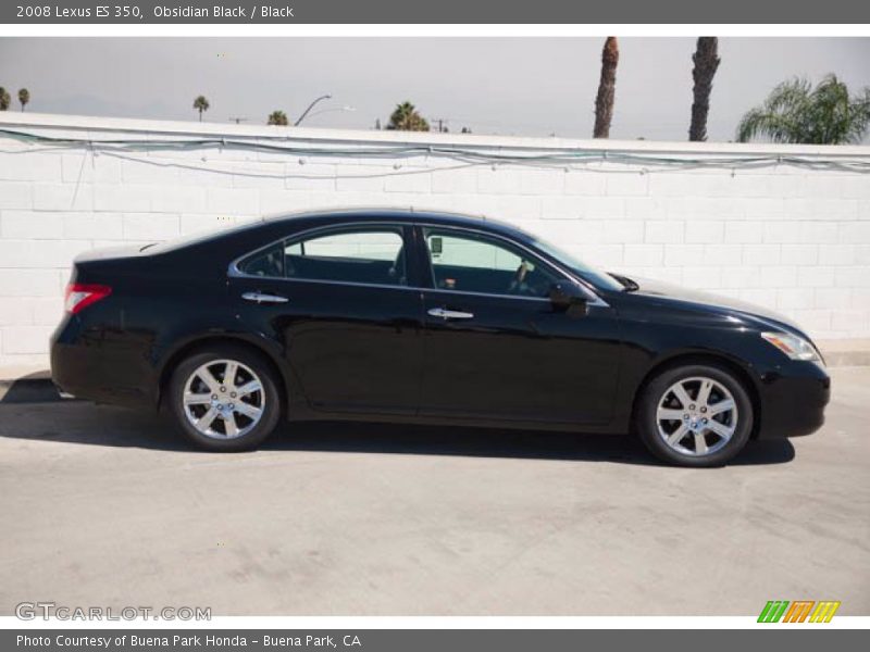 Obsidian Black / Black 2008 Lexus ES 350