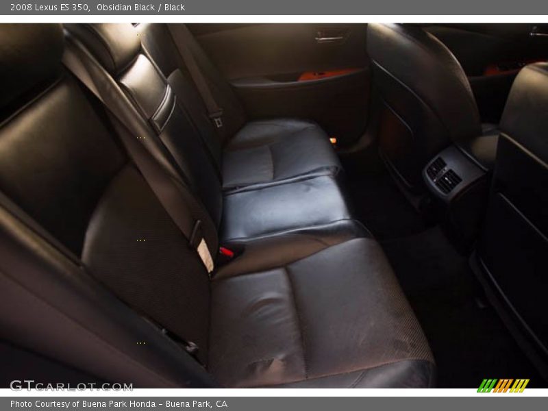 Obsidian Black / Black 2008 Lexus ES 350