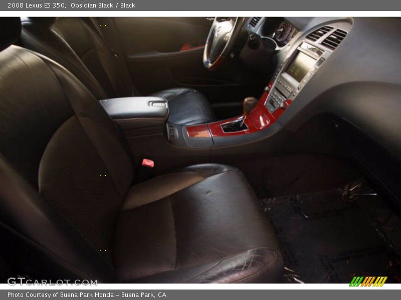 Obsidian Black / Black 2008 Lexus ES 350