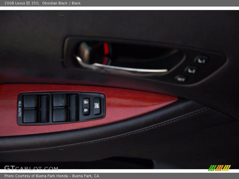 Obsidian Black / Black 2008 Lexus ES 350