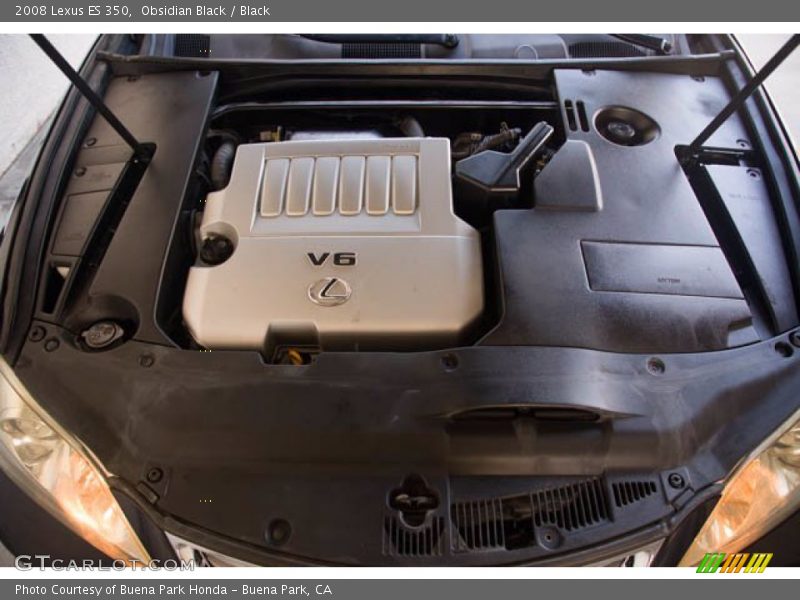 Obsidian Black / Black 2008 Lexus ES 350