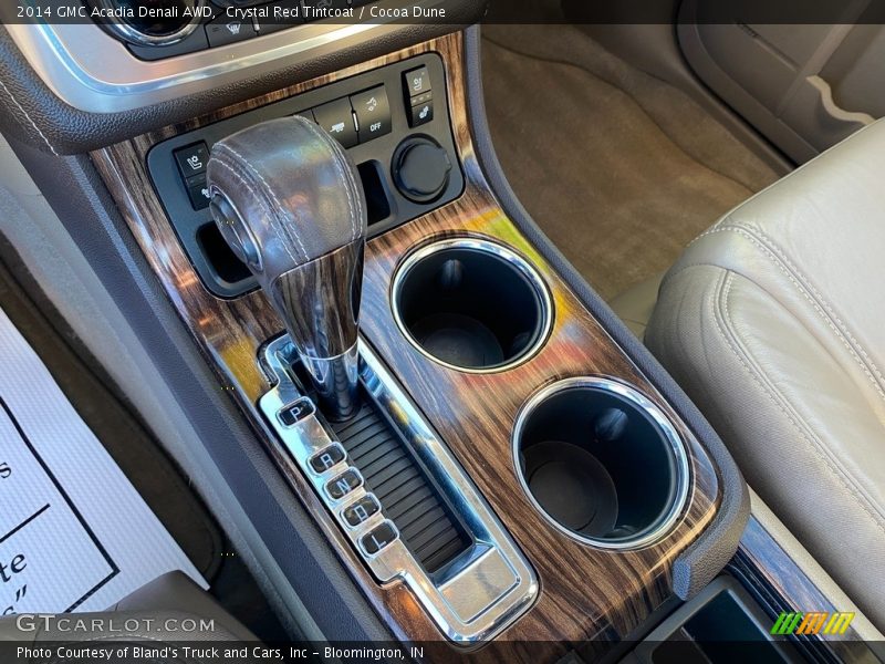 Crystal Red Tintcoat / Cocoa Dune 2014 GMC Acadia Denali AWD