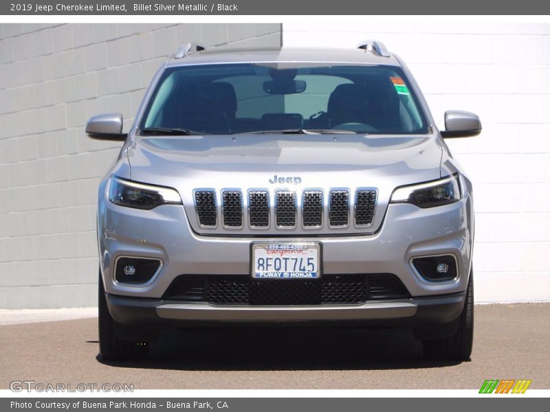 Billet Silver Metallic / Black 2019 Jeep Cherokee Limited