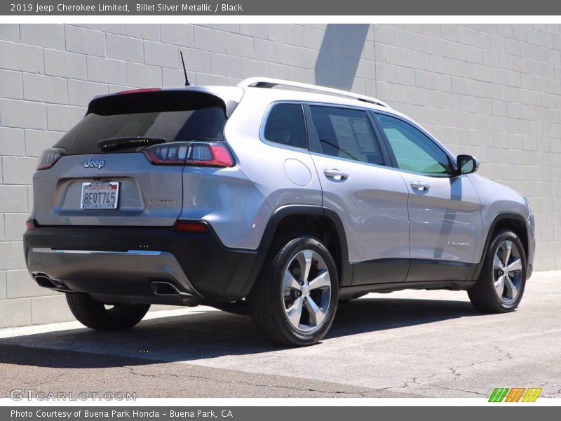 Billet Silver Metallic / Black 2019 Jeep Cherokee Limited