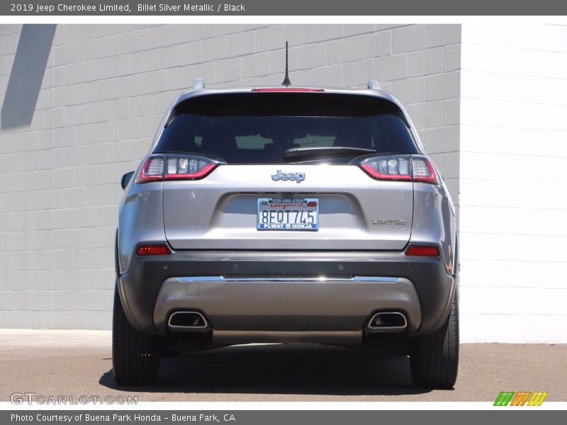 Billet Silver Metallic / Black 2019 Jeep Cherokee Limited