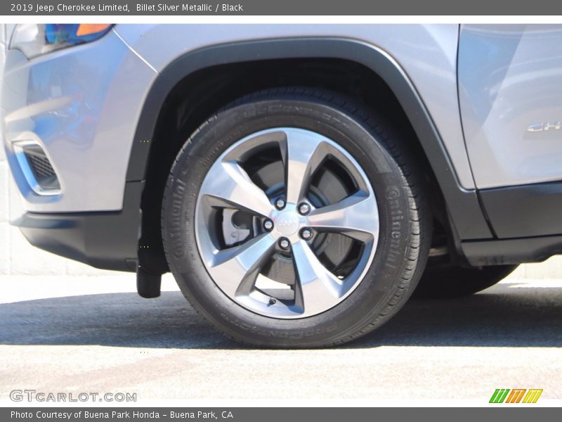 Billet Silver Metallic / Black 2019 Jeep Cherokee Limited