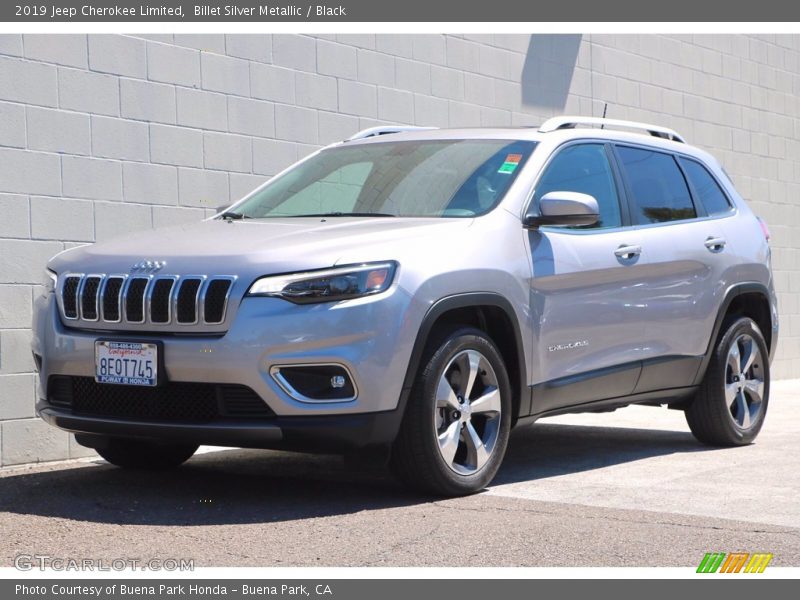 Billet Silver Metallic / Black 2019 Jeep Cherokee Limited
