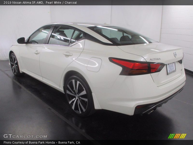 Pearl White / Charcoal 2019 Nissan Altima SR AWD