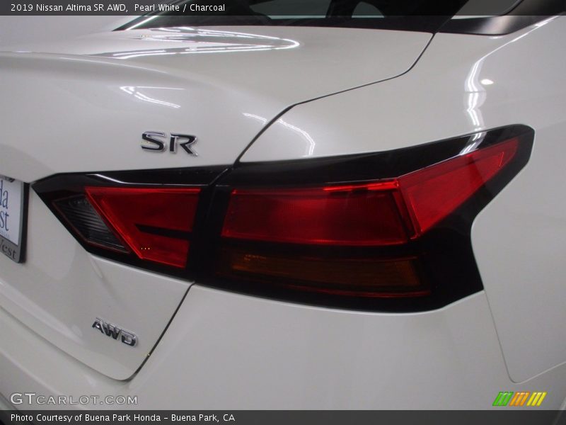 Pearl White / Charcoal 2019 Nissan Altima SR AWD
