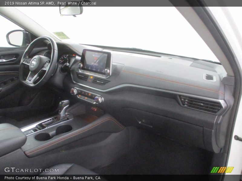 Pearl White / Charcoal 2019 Nissan Altima SR AWD