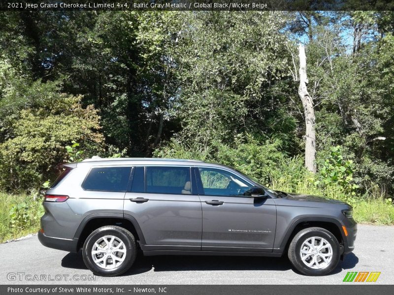 Baltic Gray Metallic / Global Black/Wicker Beige 2021 Jeep Grand Cherokee L Limited 4x4
