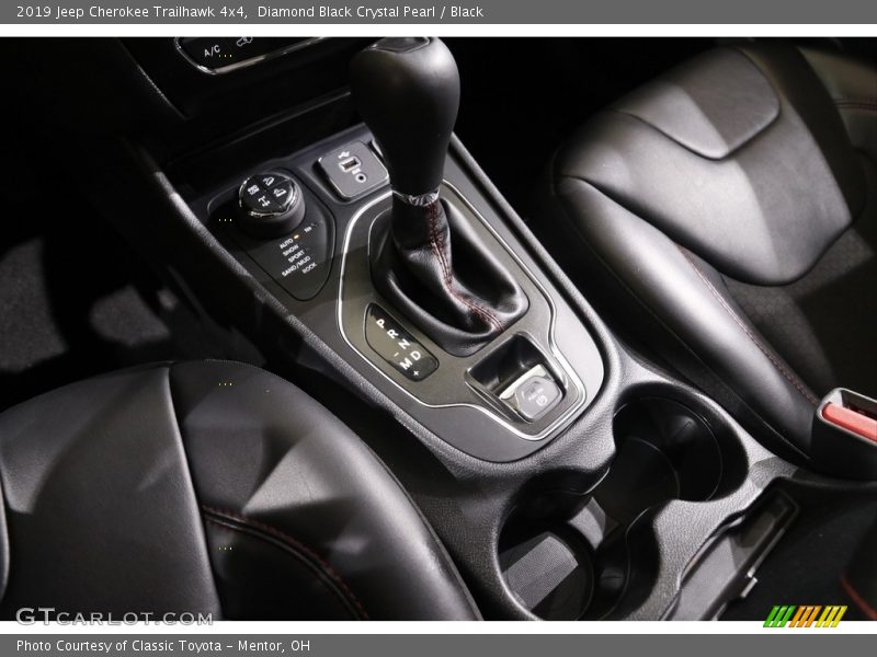 Diamond Black Crystal Pearl / Black 2019 Jeep Cherokee Trailhawk 4x4