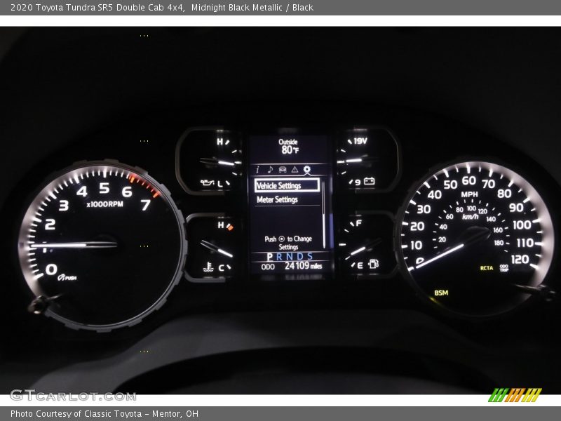 Midnight Black Metallic / Black 2020 Toyota Tundra SR5 Double Cab 4x4