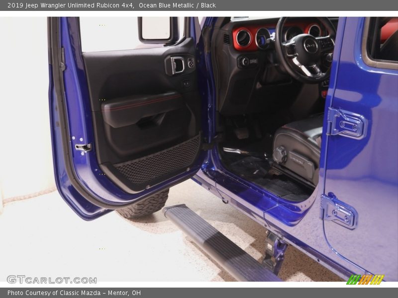 Ocean Blue Metallic / Black 2019 Jeep Wrangler Unlimited Rubicon 4x4