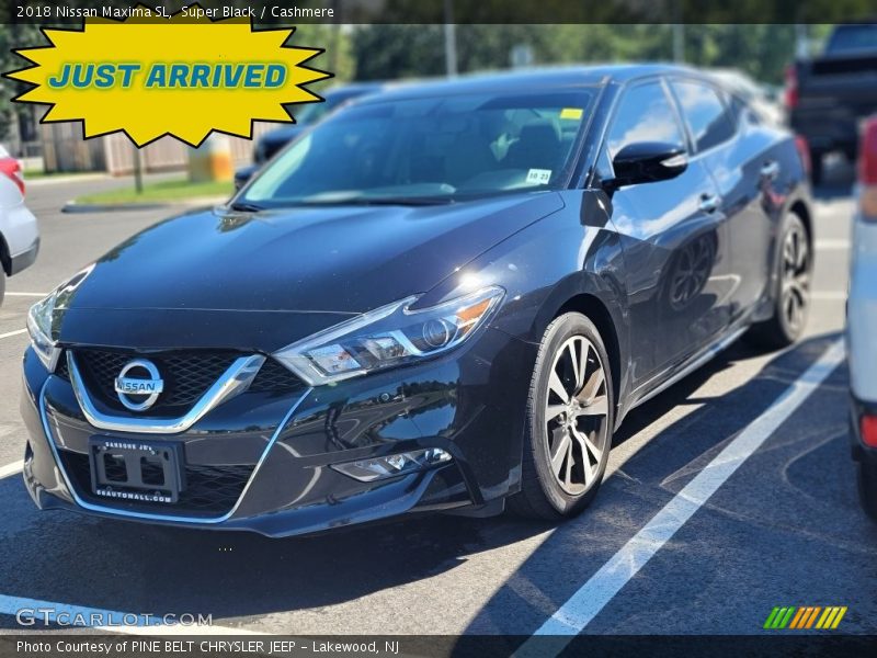 Super Black / Cashmere 2018 Nissan Maxima SL