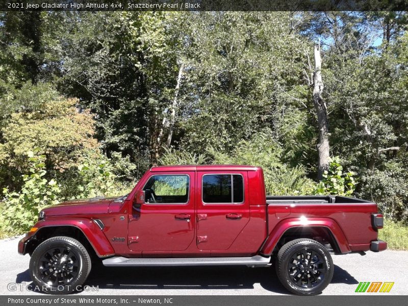 Snazzberry Pearl / Black 2021 Jeep Gladiator High Altitude 4x4