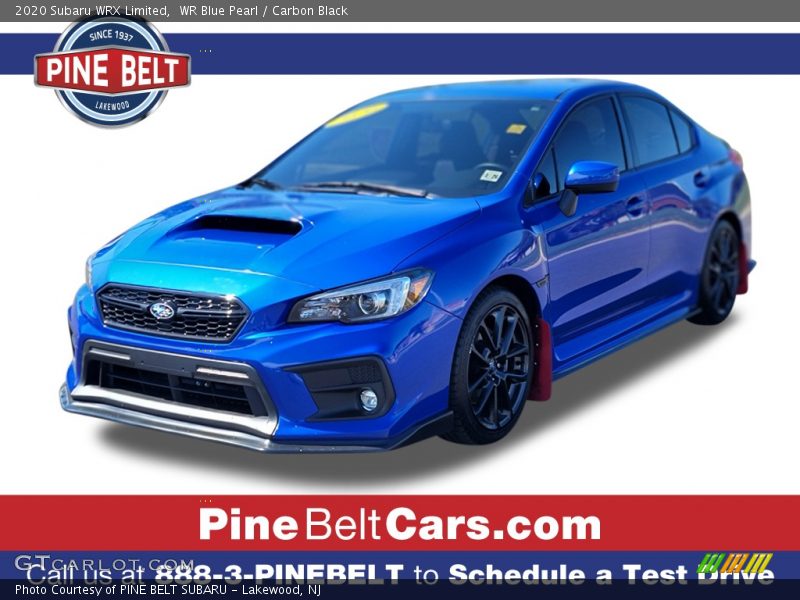 WR Blue Pearl / Carbon Black 2020 Subaru WRX Limited