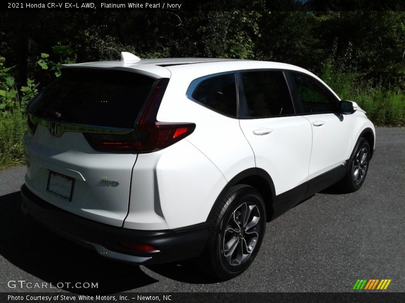 Platinum White Pearl / Ivory 2021 Honda CR-V EX-L AWD