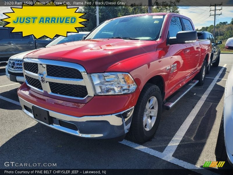 Flame Red / Black/Diesel Gray 2020 Ram 1500 Classic SLT Crew Cab