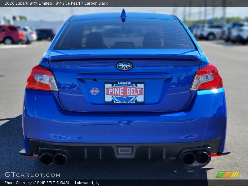 WR Blue Pearl / Carbon Black 2020 Subaru WRX Limited