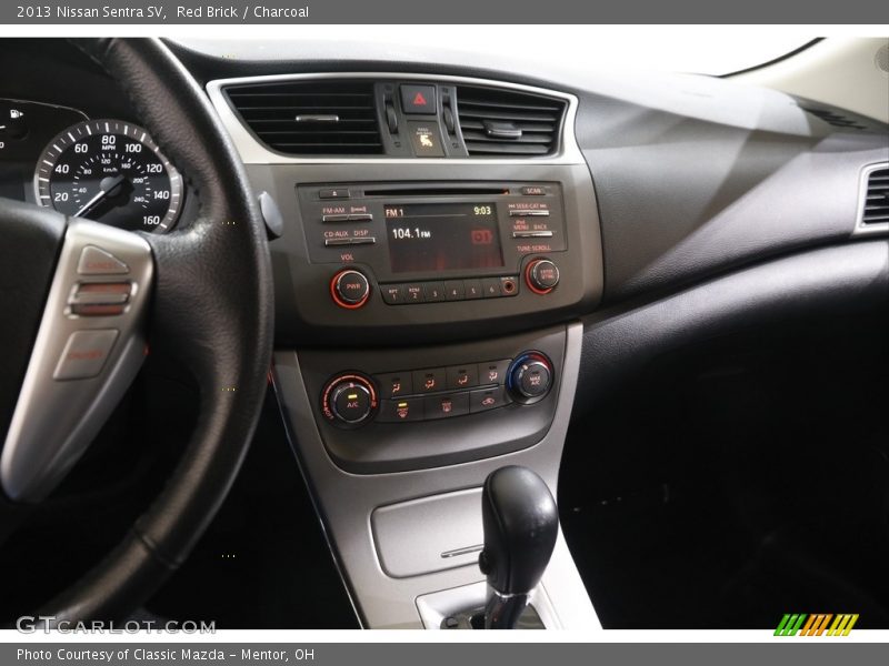 Red Brick / Charcoal 2013 Nissan Sentra SV
