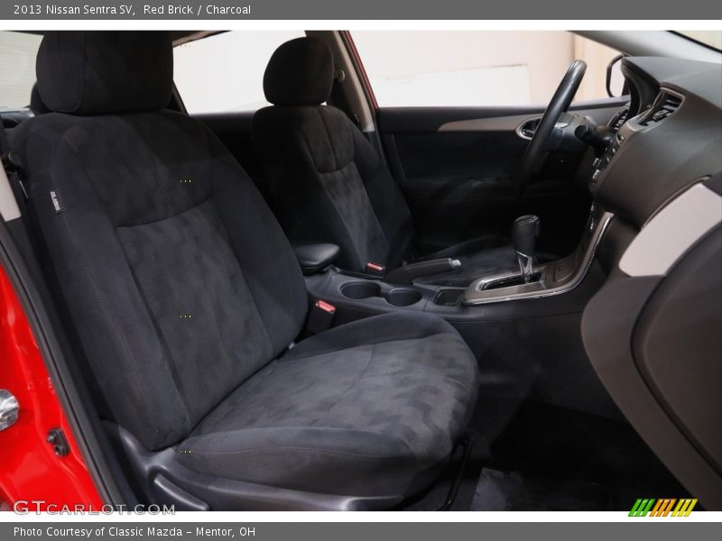 Red Brick / Charcoal 2013 Nissan Sentra SV